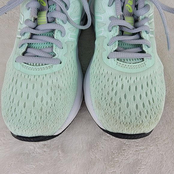 Asics Womens Gel -Excite 7 Mint Tint White Mesh Lace Up Low Top Sneakers Size 5 - Picture 2 of 10
